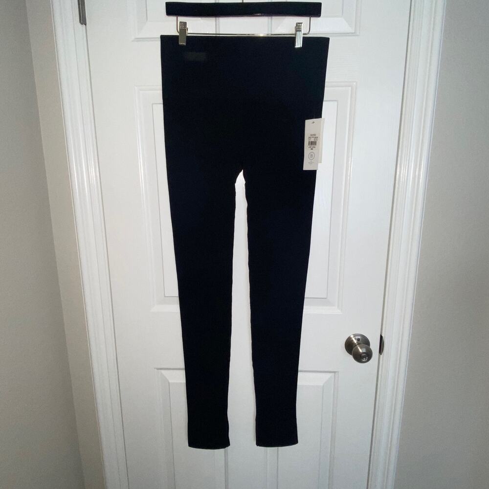 NWT Blanqi Hipster Cuffed Leggings Black Large